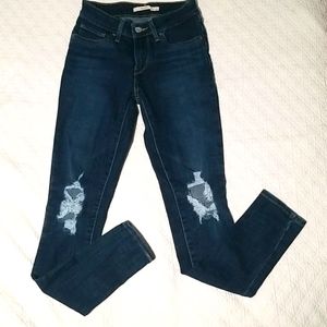 Levi 711 skinny jeans